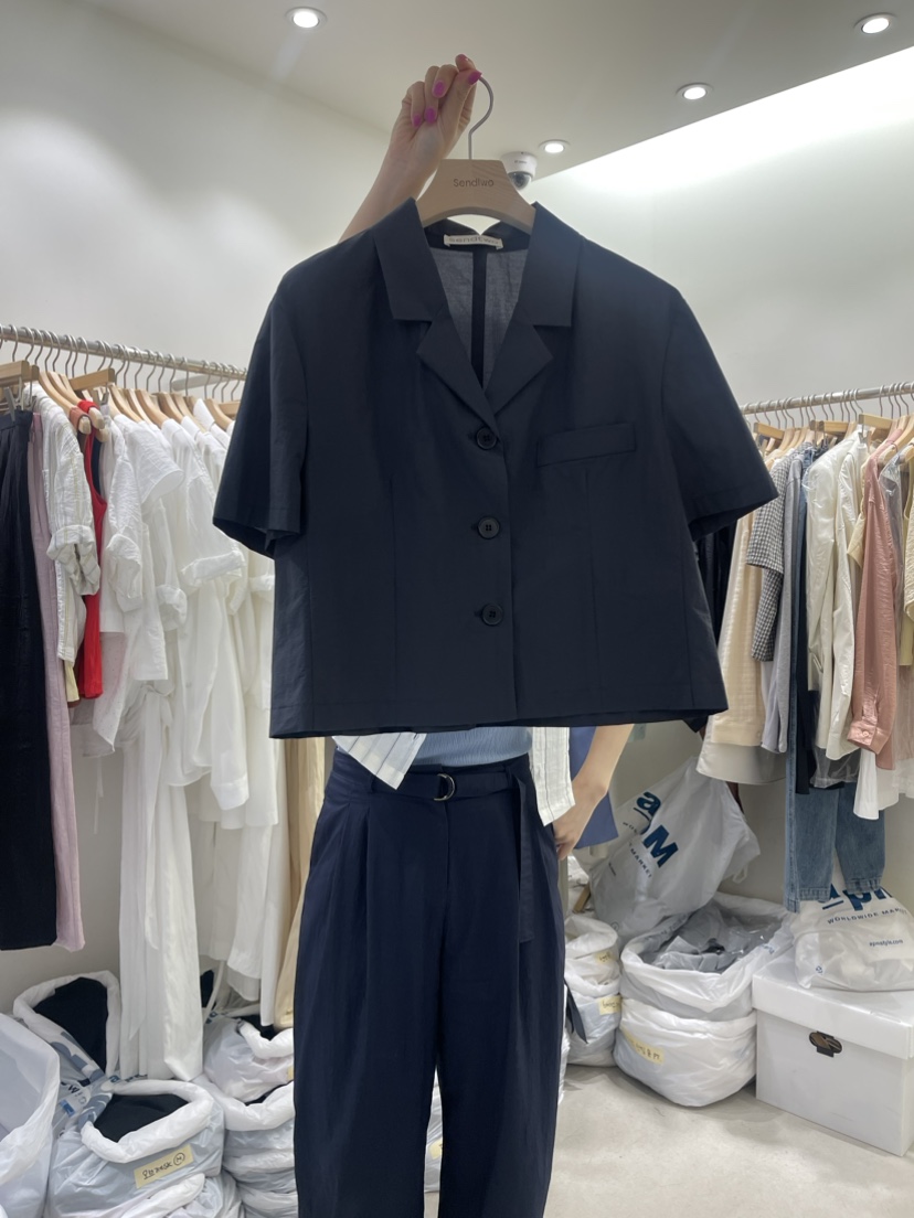 Sendtwo韓國直郵女裝新品真品職業24春夏時尚推薦休閑夾克SENDTWO夾克圖色5