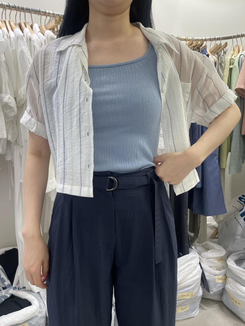 Sendtwo韓國直郵東大門代購女裝新款熱賣推薦職業時尚吊帶背心SENDTWO吊帶/背心圖色3