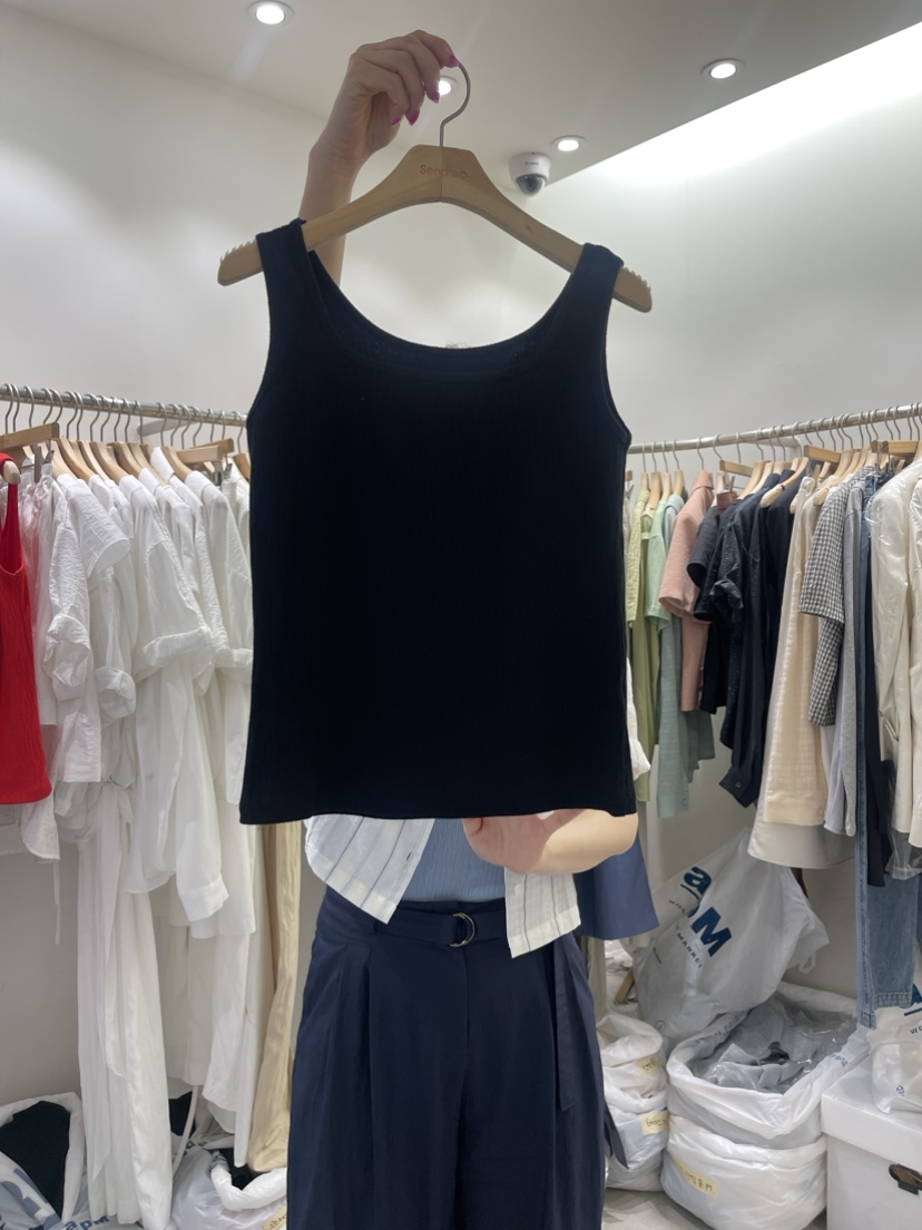 Sendtwo韓國直郵東大門代購女裝新款熱賣推薦職業時尚吊帶背心SENDTWO吊帶/背心圖色7