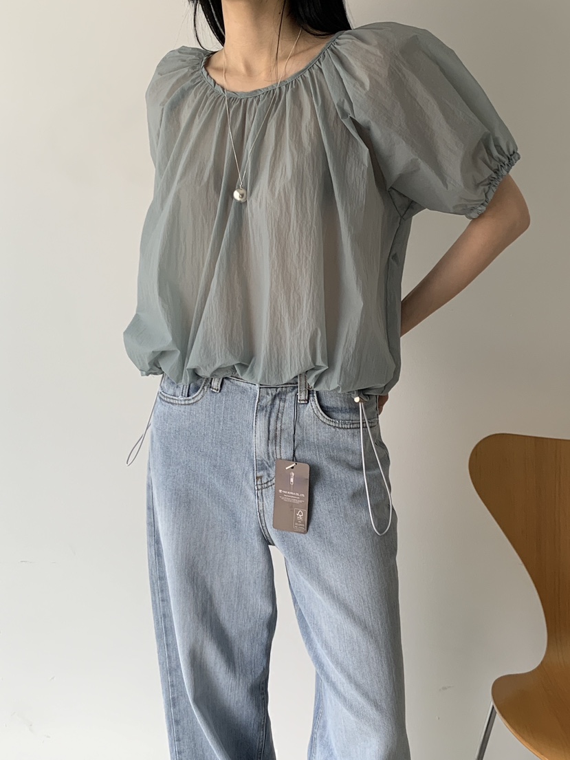 US韓國直郵東大門實拍女裝新品真品時尚熱賣職業襯衫蕾絲衫US襯衫/蕾絲衫