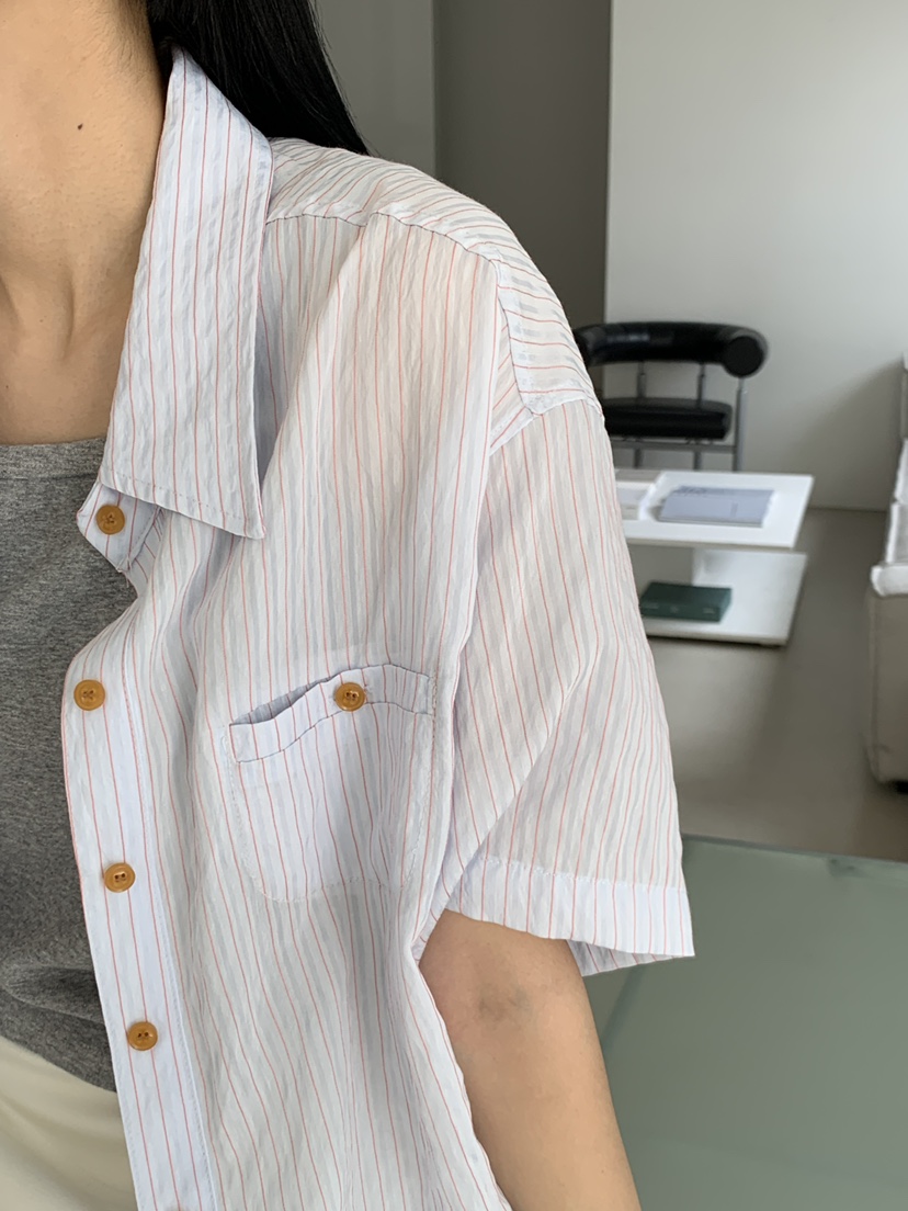 US韓國直郵東大門代購女裝新品真品時尚休閑推薦襯衫蕾絲衫US襯衫/蕾絲衫