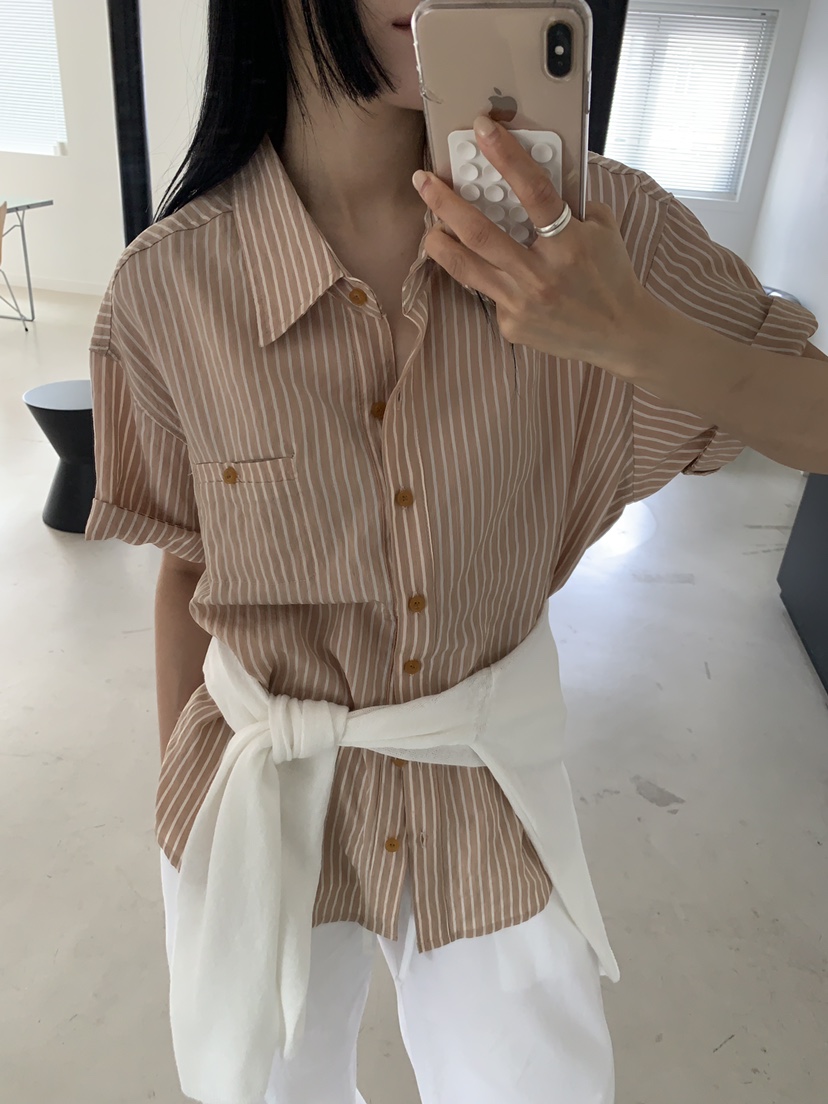 US韓國直郵東大門代購女裝新品真品時尚休閑推薦襯衫蕾絲衫US襯衫/蕾絲衫