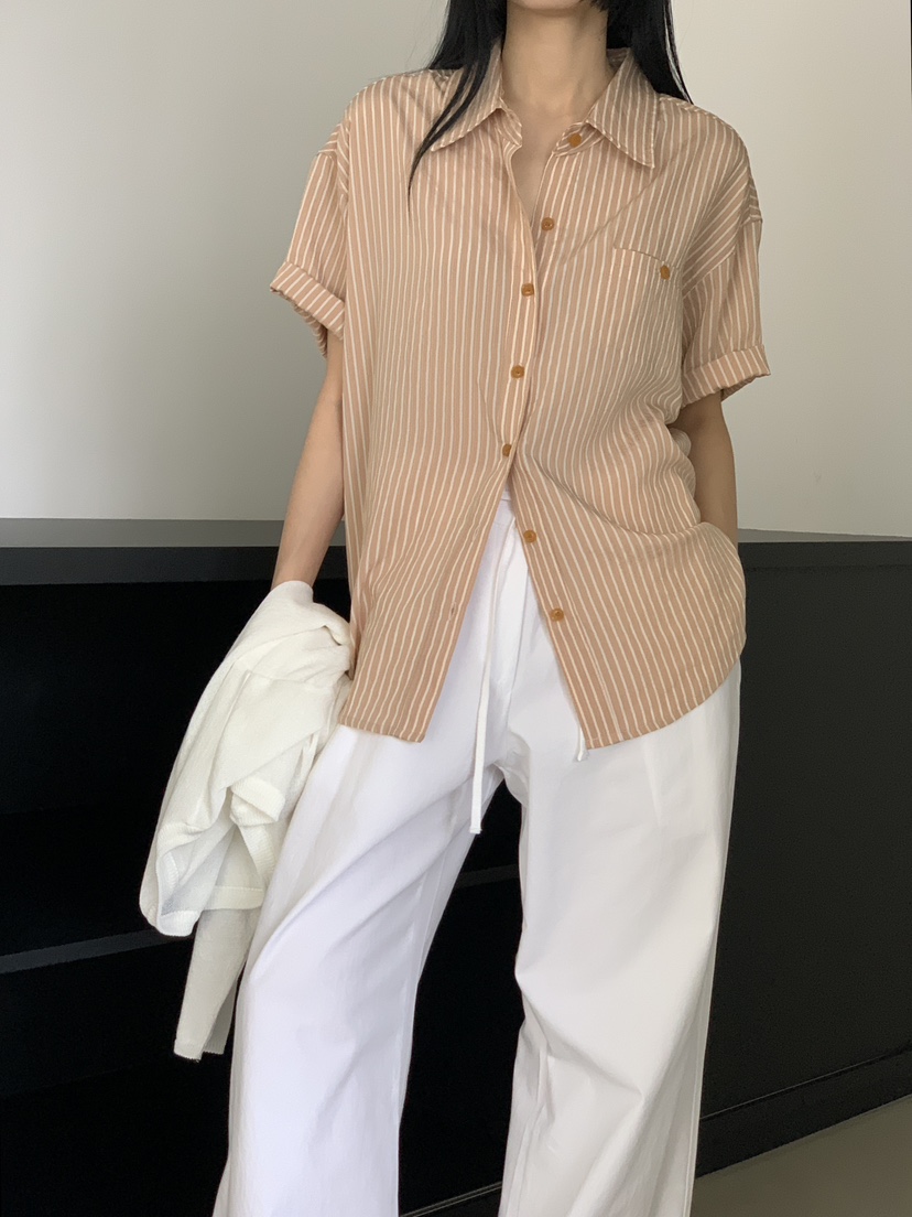US韓國直郵東大門代購女裝新品真品時尚休閑推薦襯衫蕾絲衫US襯衫/蕾絲衫