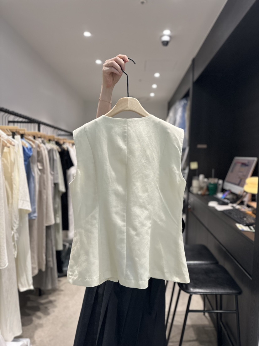 VASIL韓國直郵東大門實拍女裝新品24春夏休閑時尚真品馬甲VASIL馬甲