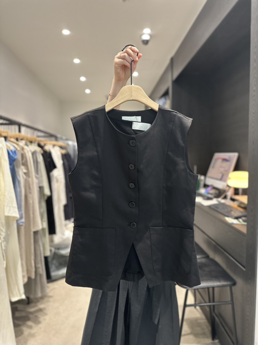 VASIL韓國直郵東大門實拍女裝新品24春夏休閑時尚真品馬甲VASIL馬甲圖色2