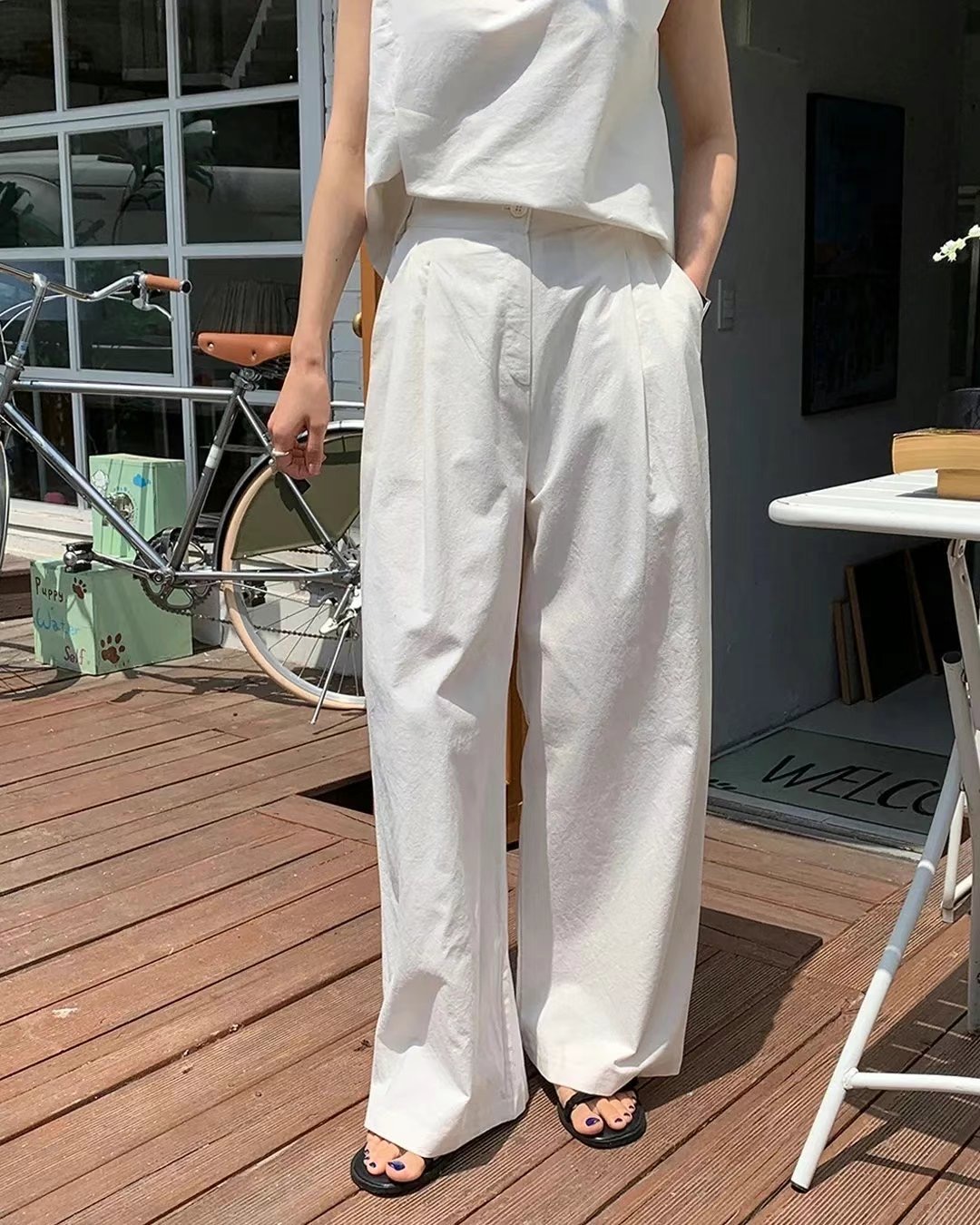 COZYHOUSE韓國直郵女裝新款休閑24春夏時尚職業人氣休閑褲SOUL DRESS休閑褲