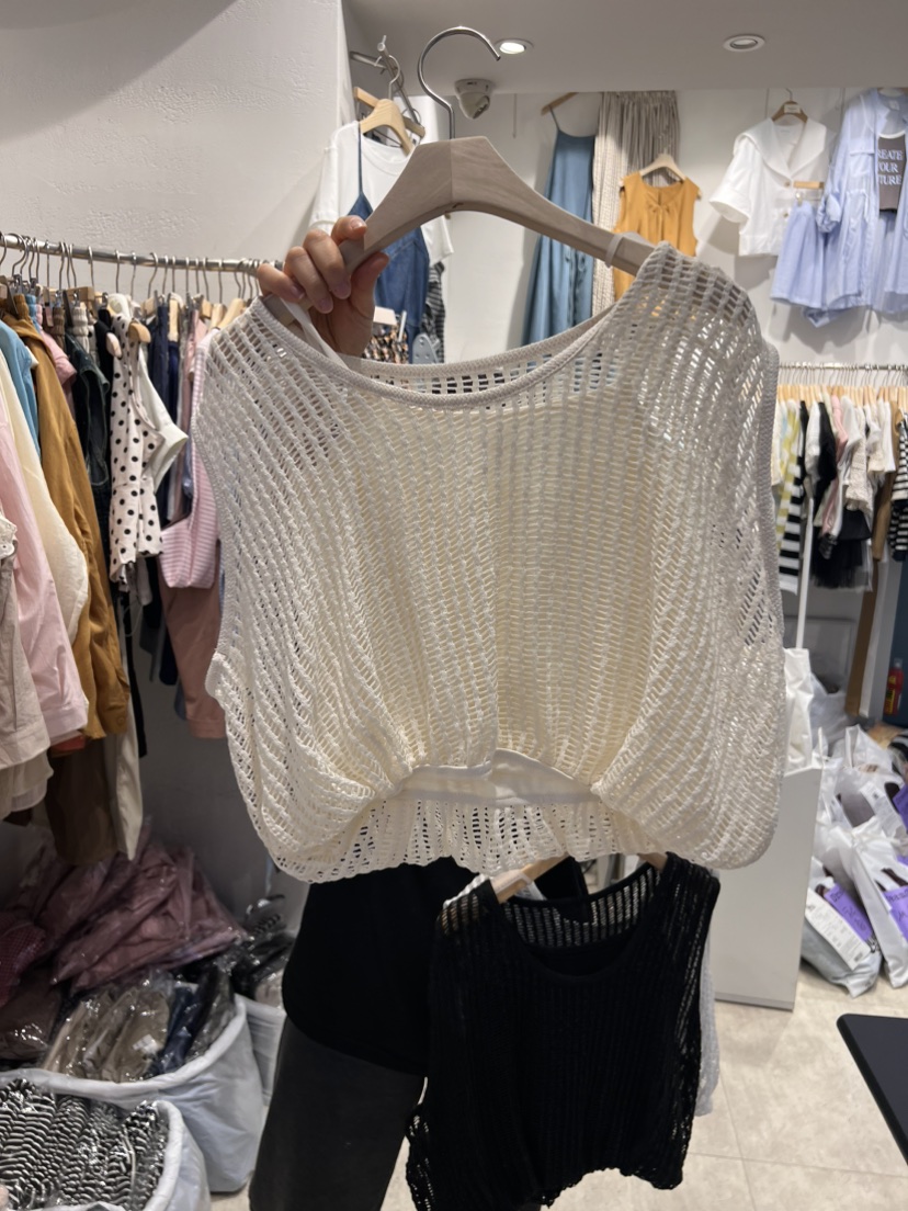 HOT PLACE/DREAM GIRIS韓國直郵東大門代購女裝新品人氣針織衫空針織衫圖色2