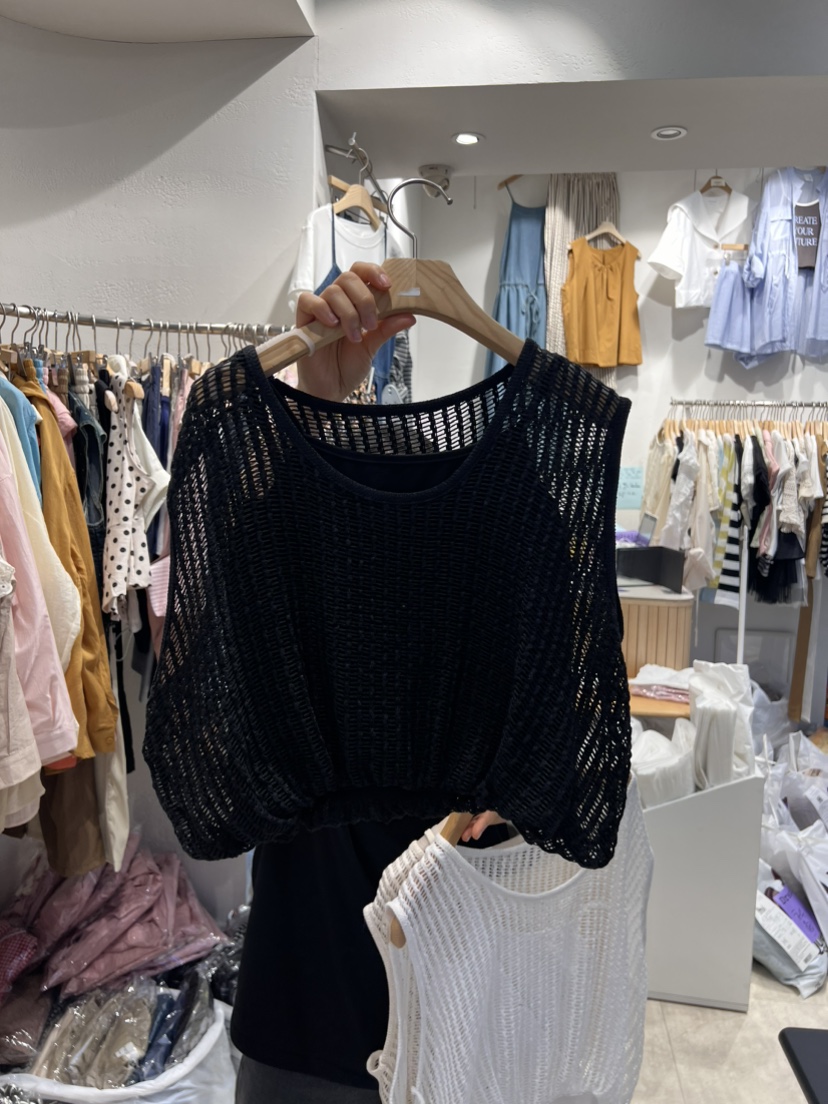 HOT PLACE/DREAM GIRIS韓國直郵東大門代購女裝新品人氣針織衫空針織衫圖色3