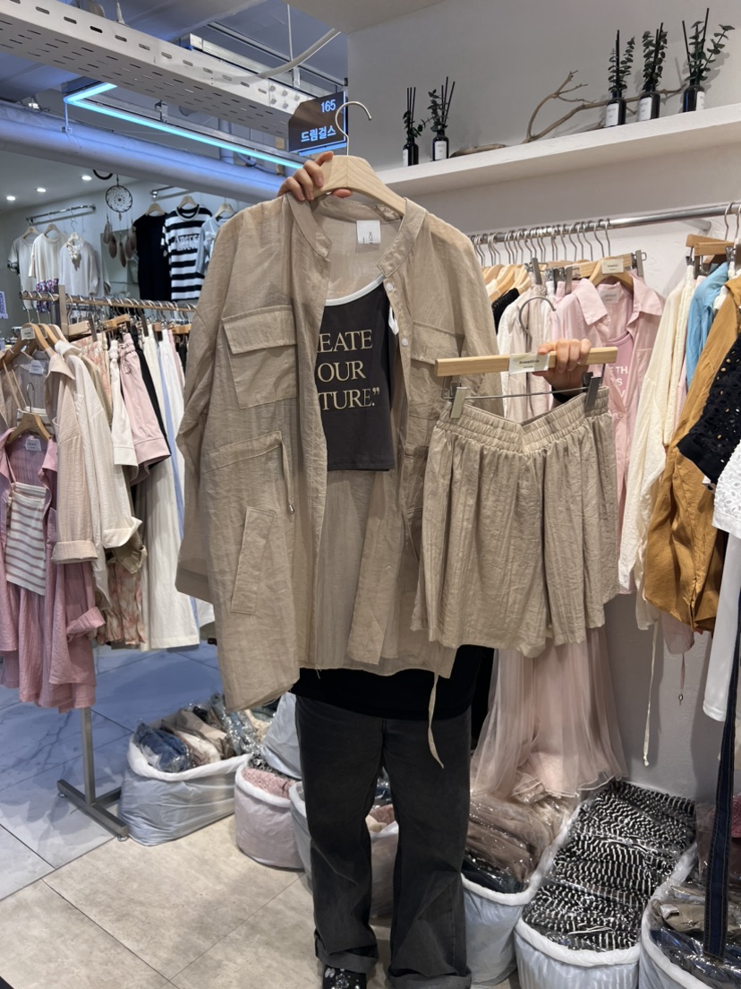 HOT PLACE/DREAM GIRIS韓國直郵女裝新款熱賣人氣24春夏套裝空套裝圖色2