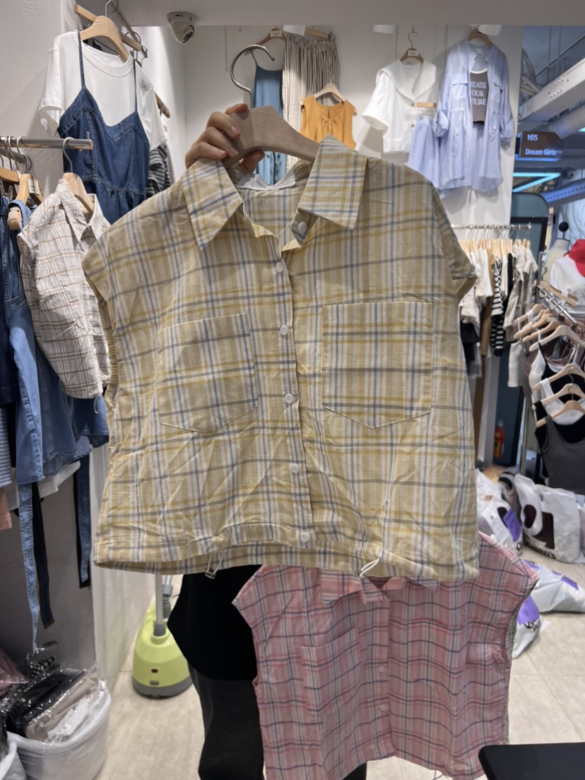 HOT PLACE/DREAM GIRIS韓國直郵東大門實拍女裝新品人氣襯衫蕾絲衫空襯衫/蕾絲衫圖色2