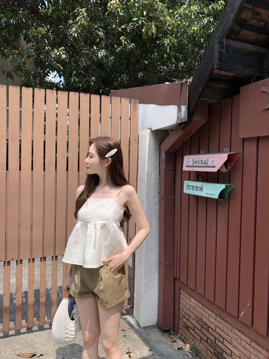 MEMO CLASSIC韓國直郵女裝新款人氣熱賣推薦職業休閑吊帶背心MEMO CLASSIC吊帶/背心