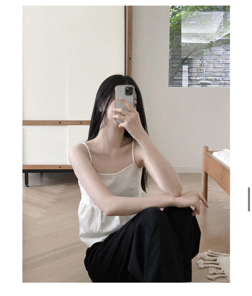 MEMO CLASSIC韓國直郵女裝新款人氣熱賣推薦職業休閑吊帶背心MEMO CLASSIC吊帶/背心