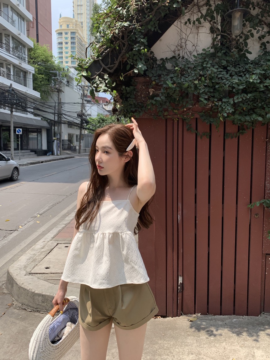 MEMO CLASSIC韓國直郵女裝新款人氣熱賣推薦職業休閑吊帶背心MEMO CLASSIC吊帶/背心