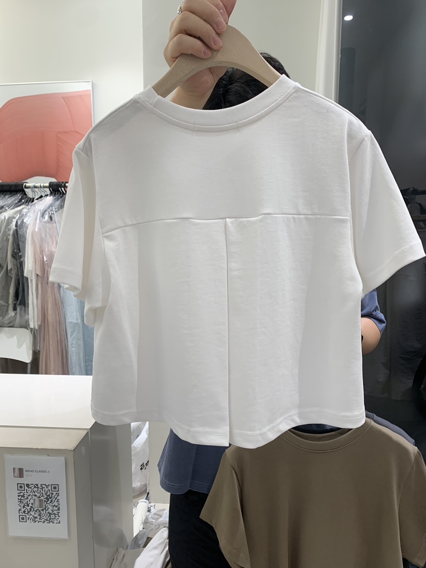 MEMO CLASSIC韓國直郵女裝新品24春夏職業真品時尚熱賣T恤MEMO CLASSICT恤
