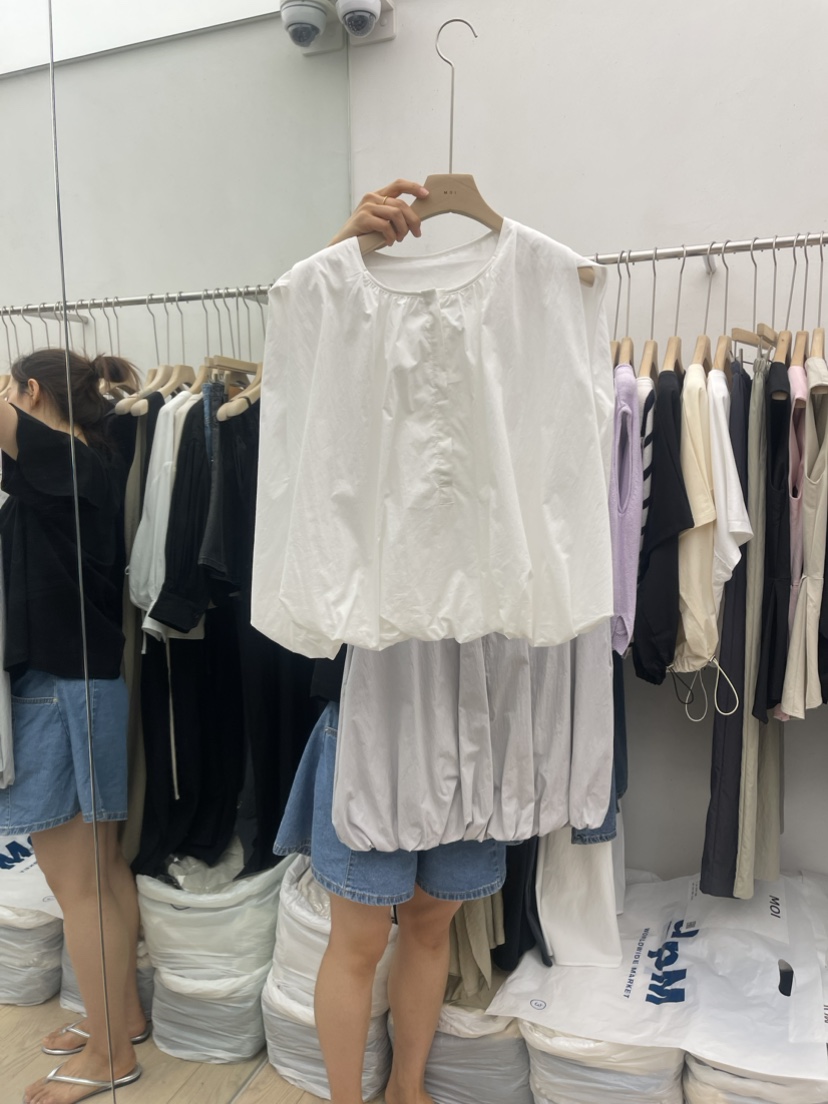MOI韓國直郵女裝新款熱賣職業推薦休閑人氣真品時尚襯衫蕾絲衫MOI-A襯衫/蕾絲衫
