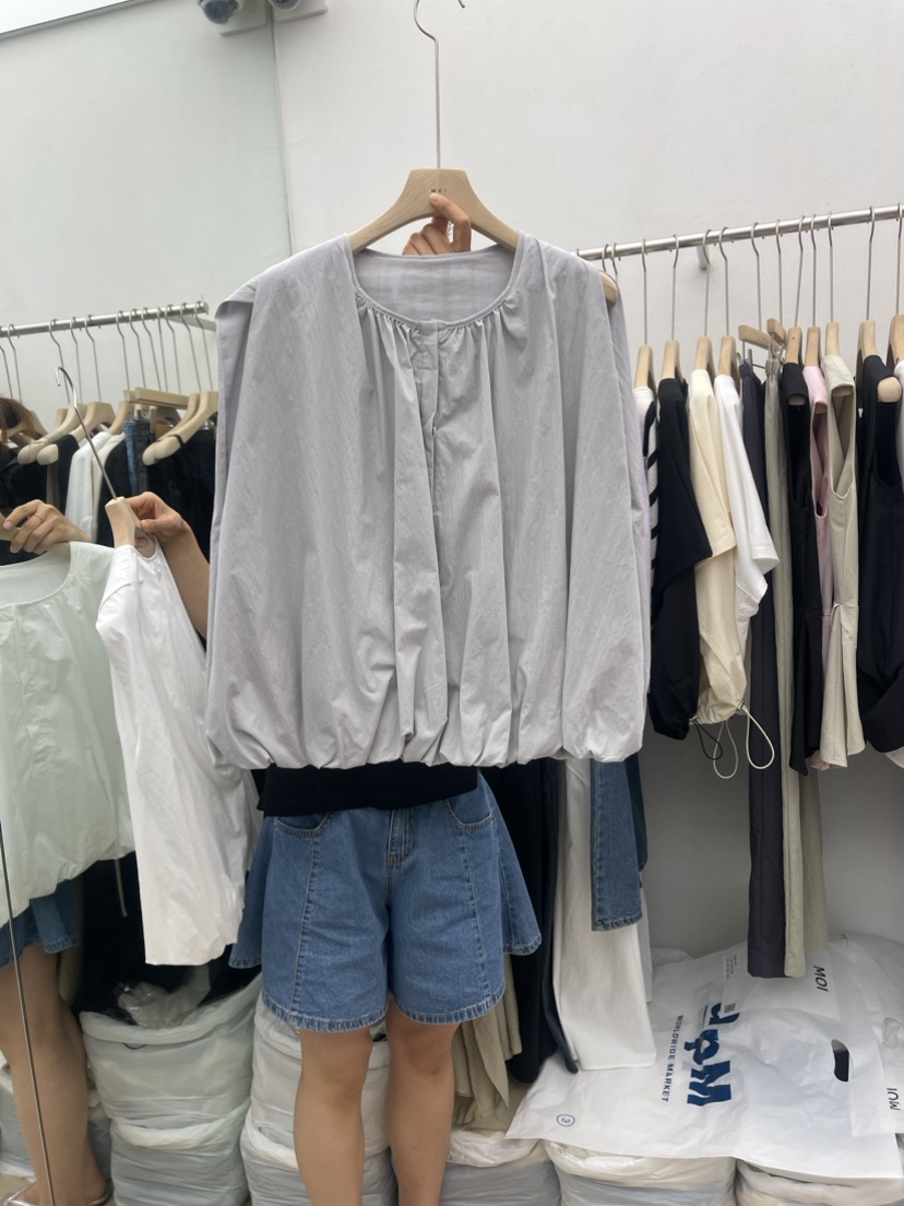 MOI韓國直郵女裝新款熱賣職業推薦休閑人氣真品時尚襯衫蕾絲衫MOI-A襯衫/蕾絲衫圖色2