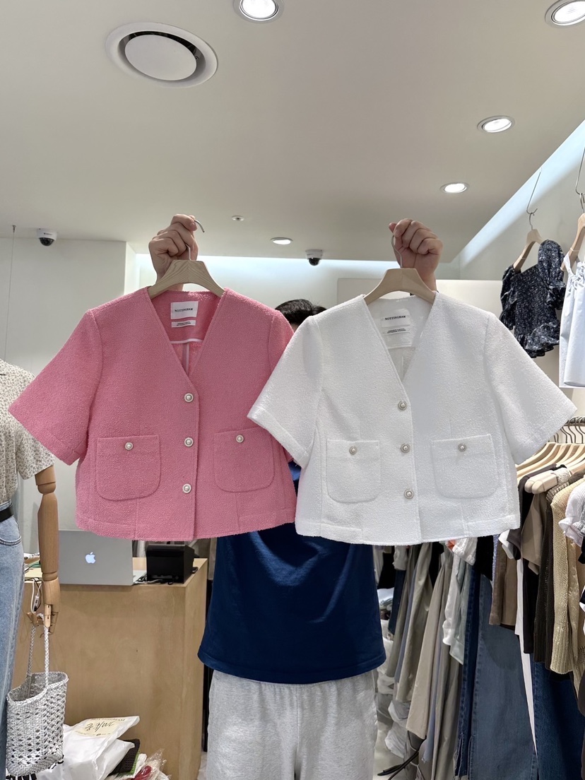 NOTTINGHAM韓國直郵東大門實拍女裝新品熱賣休閑真品夾克打折OUR MINUTE夾克