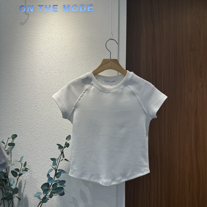 ON THE MODE直郵韓國代購女裝新款推薦熱賣人氣24春夏T恤ON THE MODET恤圖色2