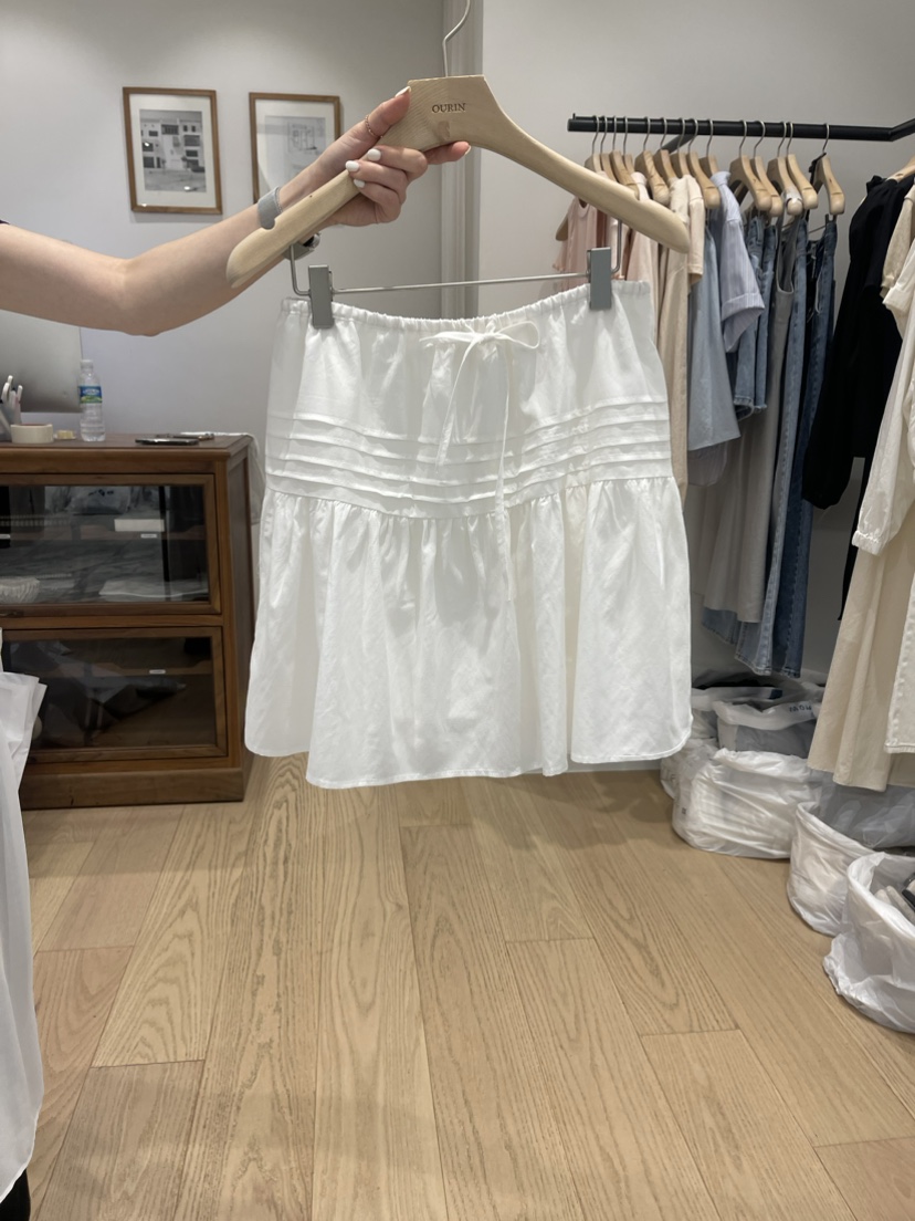 OURIN韓國直郵女裝新款24春夏人氣推薦休閑熱賣職業時尚短裙OURIN短裙