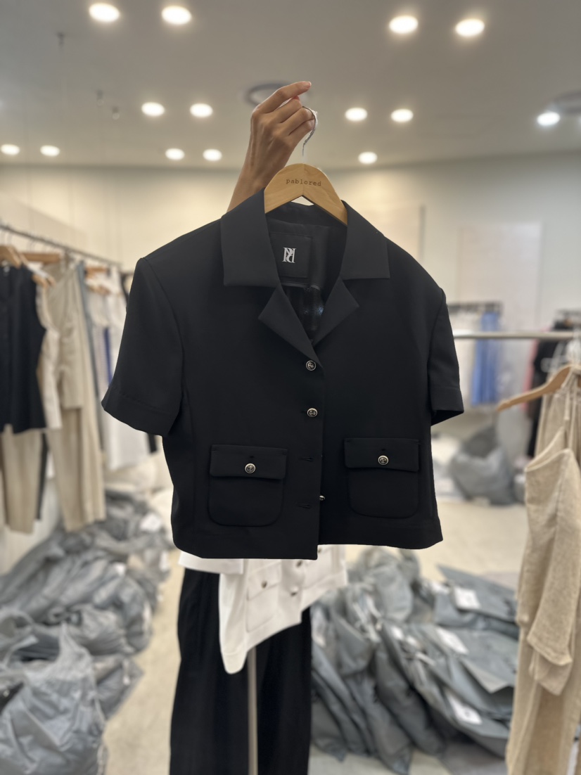 PABLORED直郵韓國代購女裝新品時尚真品職業24春夏夾克短款MAGNET夾克圖色2