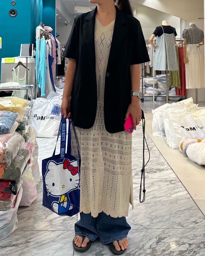 PAIRING韓國直郵女裝新品時尚熱賣職業推薦人氣24春夏連衣裙蕾絲PAIRING連衣裙