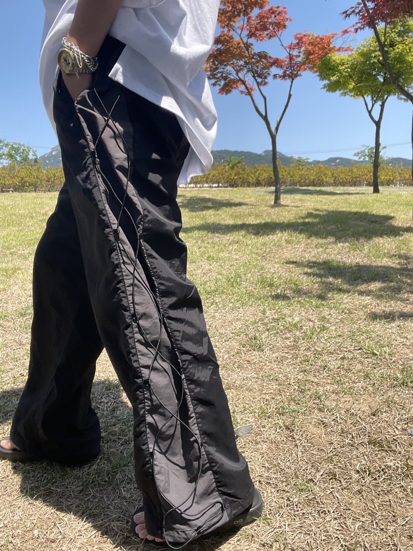 PAIRING韓國直郵東大門實拍女裝新款熱賣人氣職業24春夏休閑褲PAIRING休閑褲