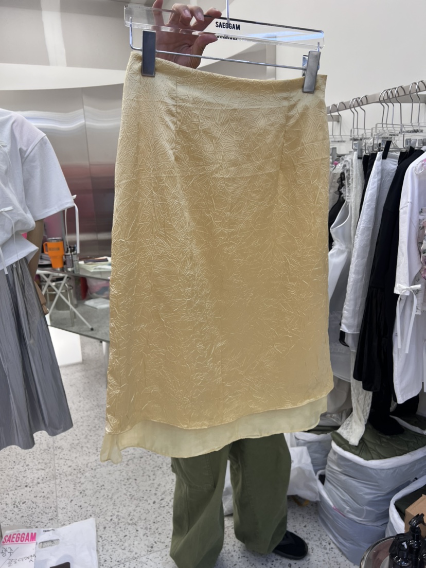 SAEGGAM韓國直郵東大門代購女裝新品推薦真品人氣半身裙中短裙SAEGGAM半身裙/中短裙圖色1