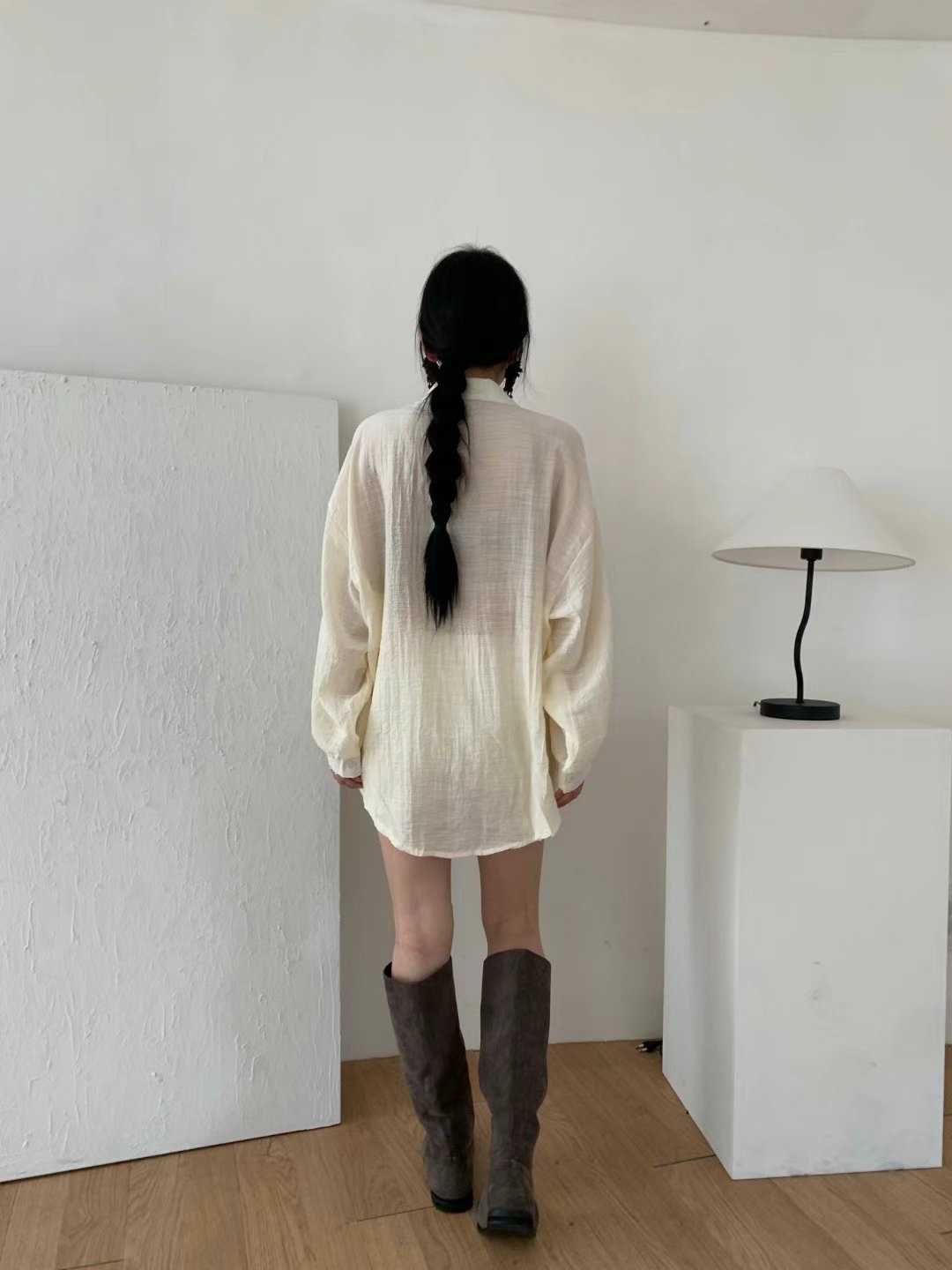 STAY ONE MORE韓國直郵東大門代購女士新款熱賣襯衫蕾絲衫STAY ONE MORE襯衫/蕾絲衫