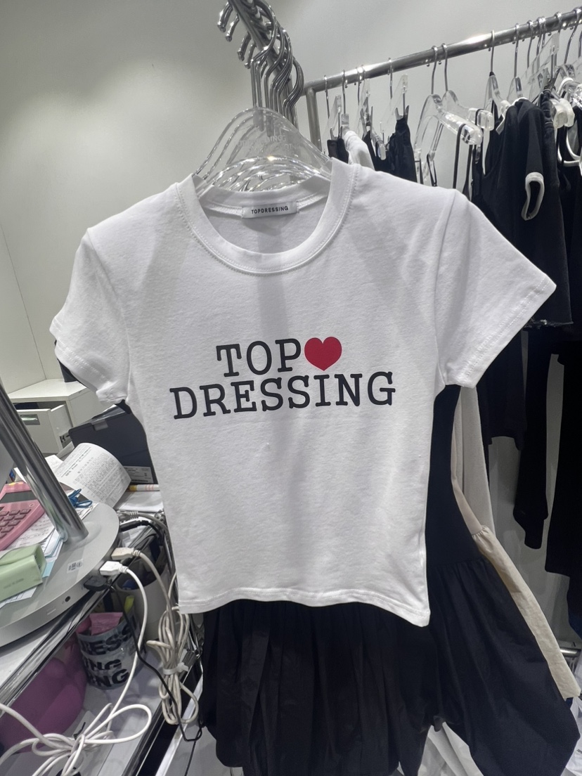 TOPDRESSING韓國直郵女裝新品職業人氣真品推薦休閑熱賣T恤THE BRUNCHT恤
