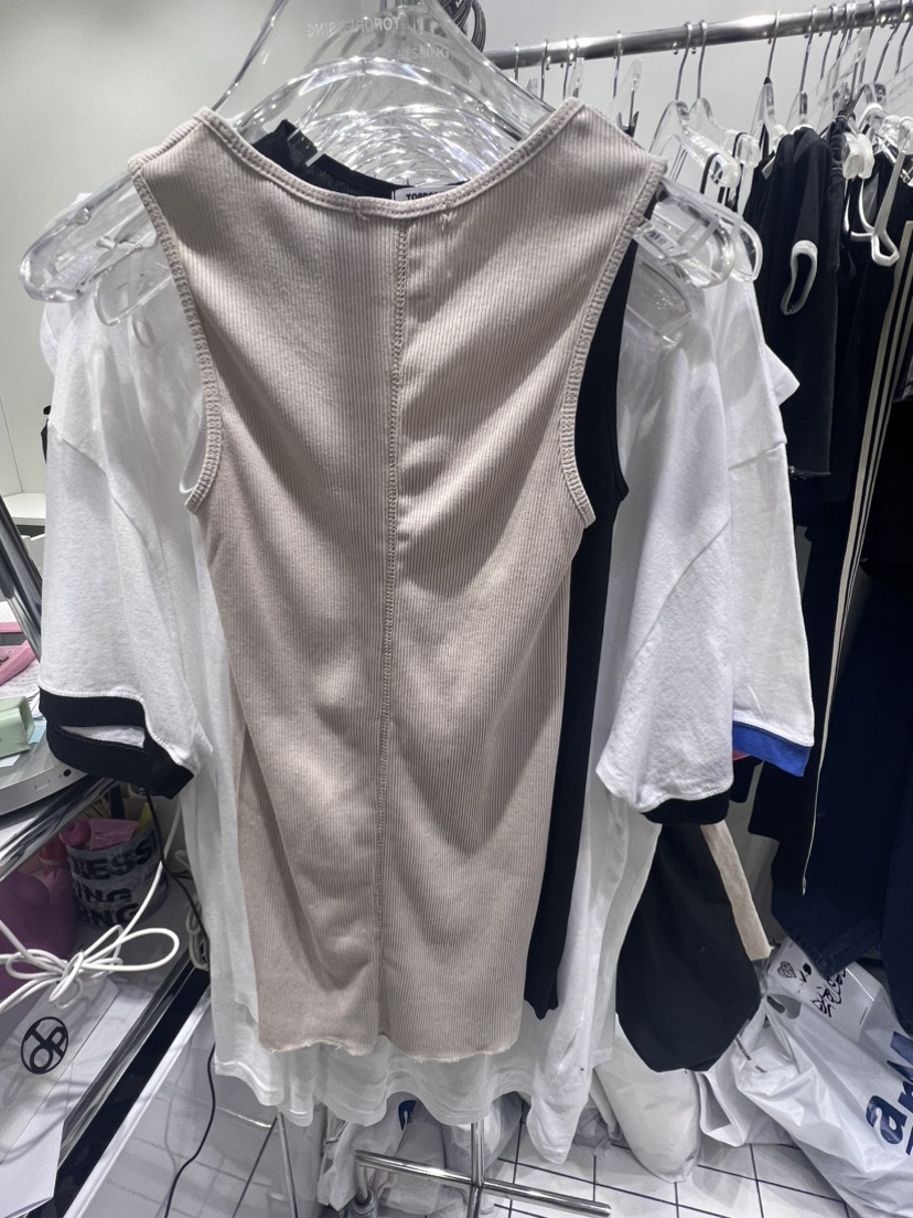 TOPDRESSING韓國直郵東大門實拍女裝新款休閑推薦24春夏吊帶背心THE BRUNCH吊帶/背心