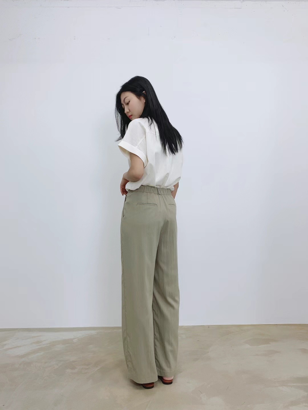 VOLANT直郵韓國代購女士新款時尚職業推薦人氣熱賣襯衫蕾絲衫POLLEN襯衫/蕾絲衫