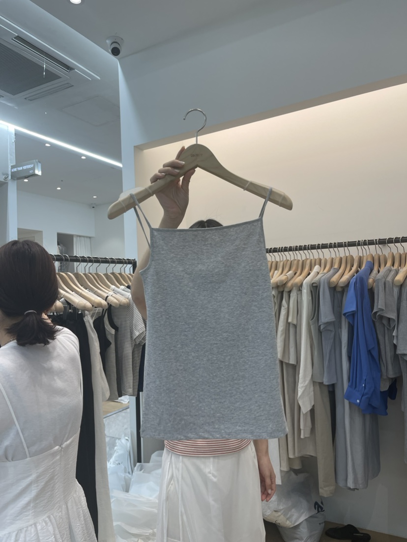 OBJECT韓國直郵女裝新款熱賣24春夏人氣職業休閑吊帶背心OBJECT吊帶/背心圖色3