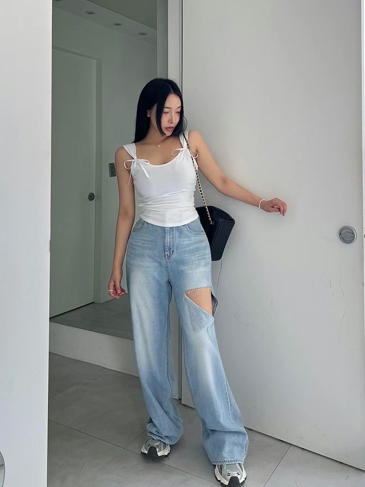 ADD-OT直郵韓國代購女裝新款熱賣人氣時尚真品職業吊帶背心UNA-T吊帶/背心