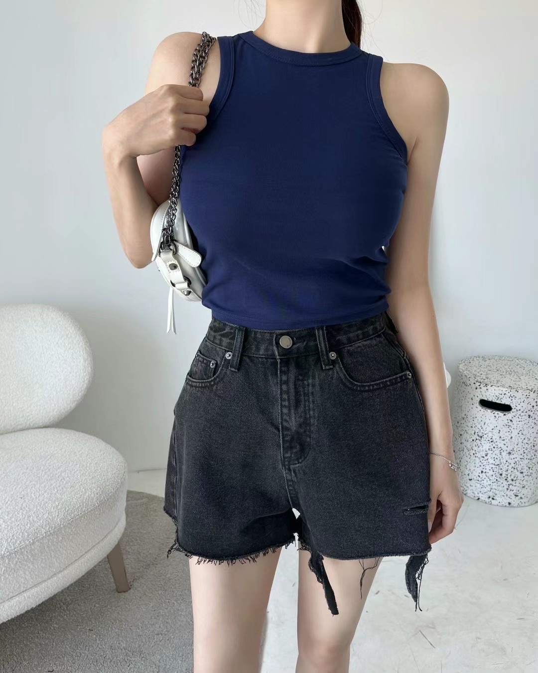 ADD-OT直郵韓國代購女裝新品熱賣真品人氣24春夏吊帶背心UNA-T吊帶/背心圖色3
