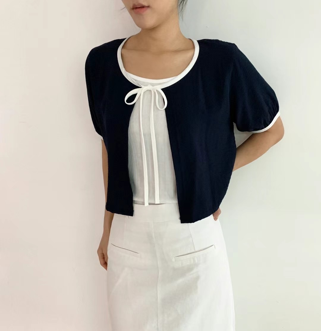 BIRTHDAY-OT韓國直郵東大門實拍女裝新款推薦24春夏針織衫BIRTHDAY-OT針織衫圖色1