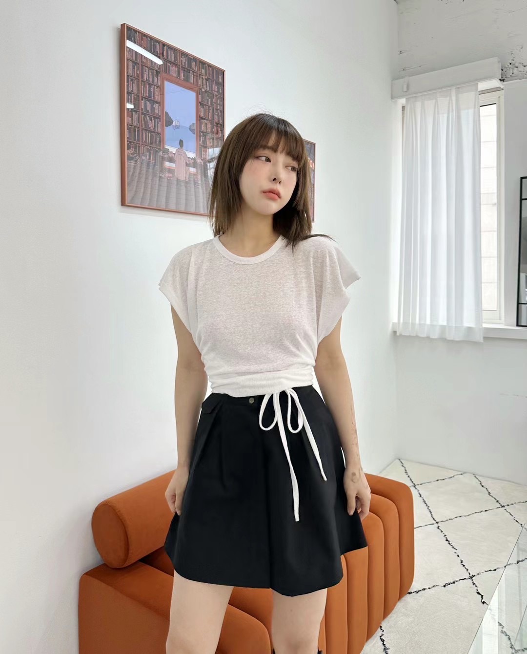 MAYFLOWER韓國直郵東大門代購女裝新品推薦人氣時尚24春夏T恤MAYFLOWERT恤圖色1