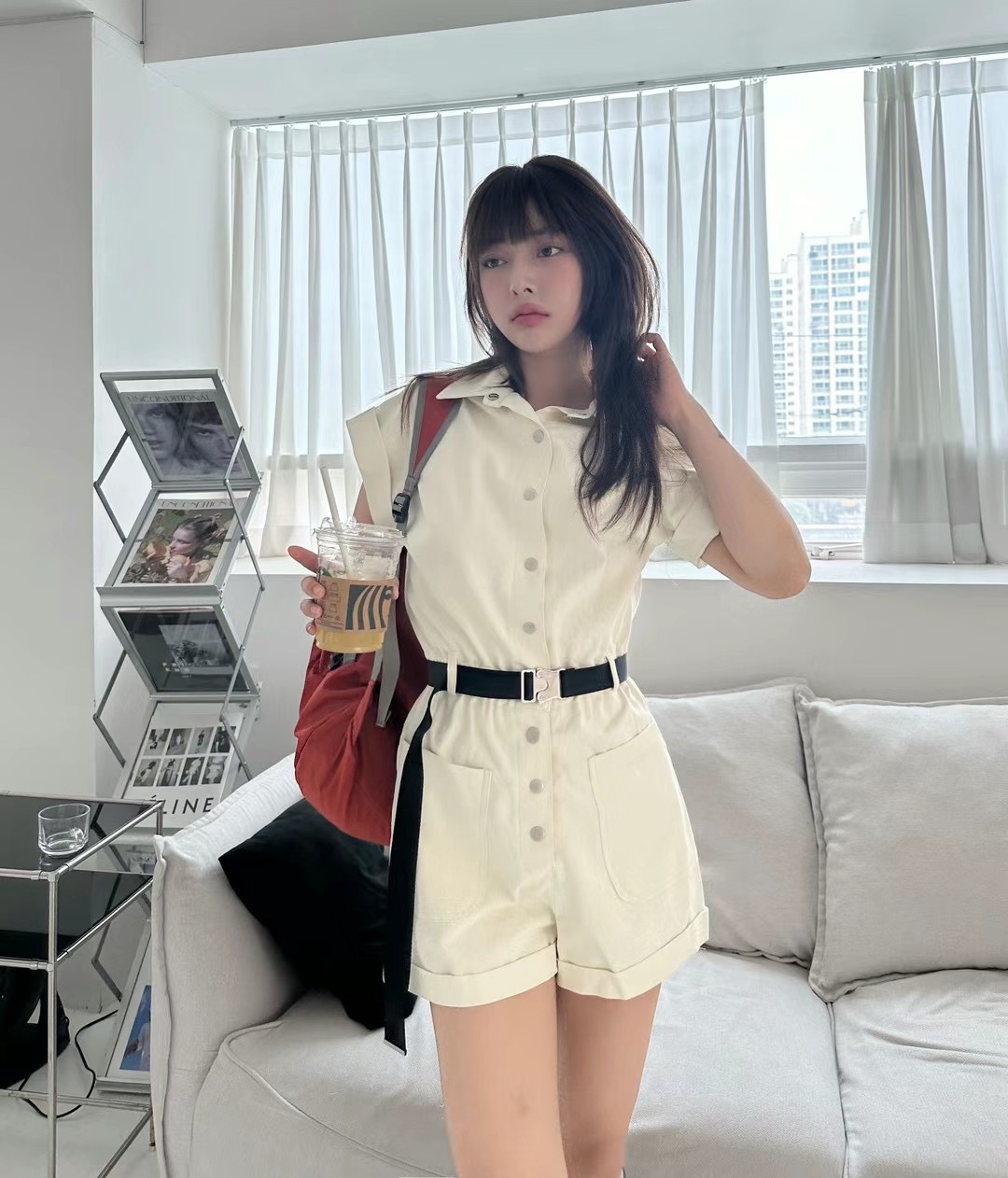 MAYFLOWER直郵韓國代購女裝新款時尚人氣熱賣24春夏連體褲MAYFLOWER連體褲