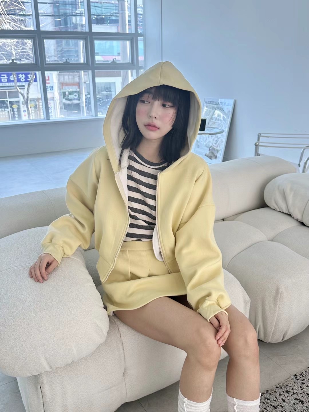 MAYFLOWER韓國直郵女裝新款推薦24春夏真品時尚職業夾克拉鏈MAYFLOWER夾克