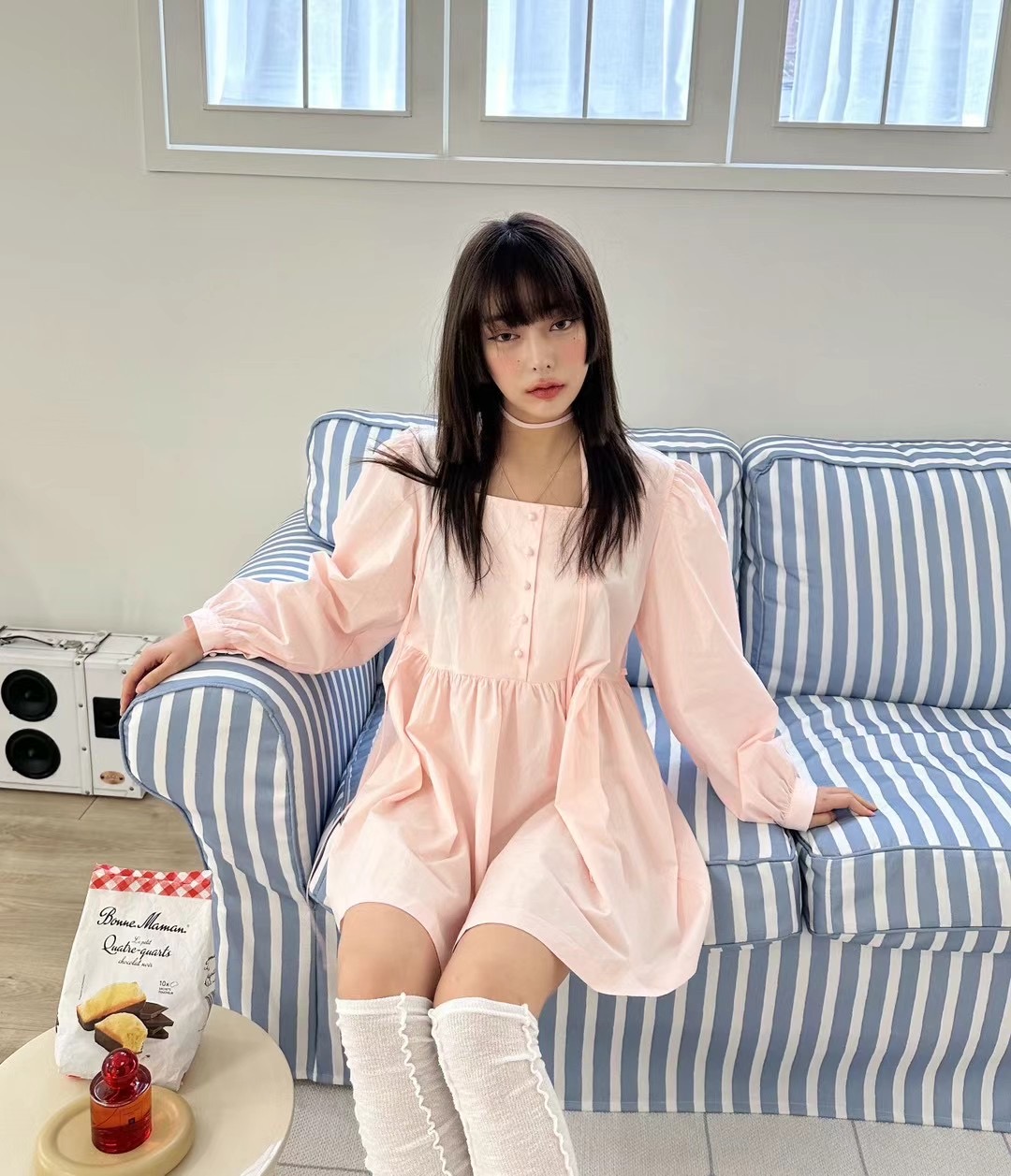 MAYFLOWER韓國直郵女裝新款時尚職業熱賣24春夏人氣連衣裙MAYFLOWER連衣裙