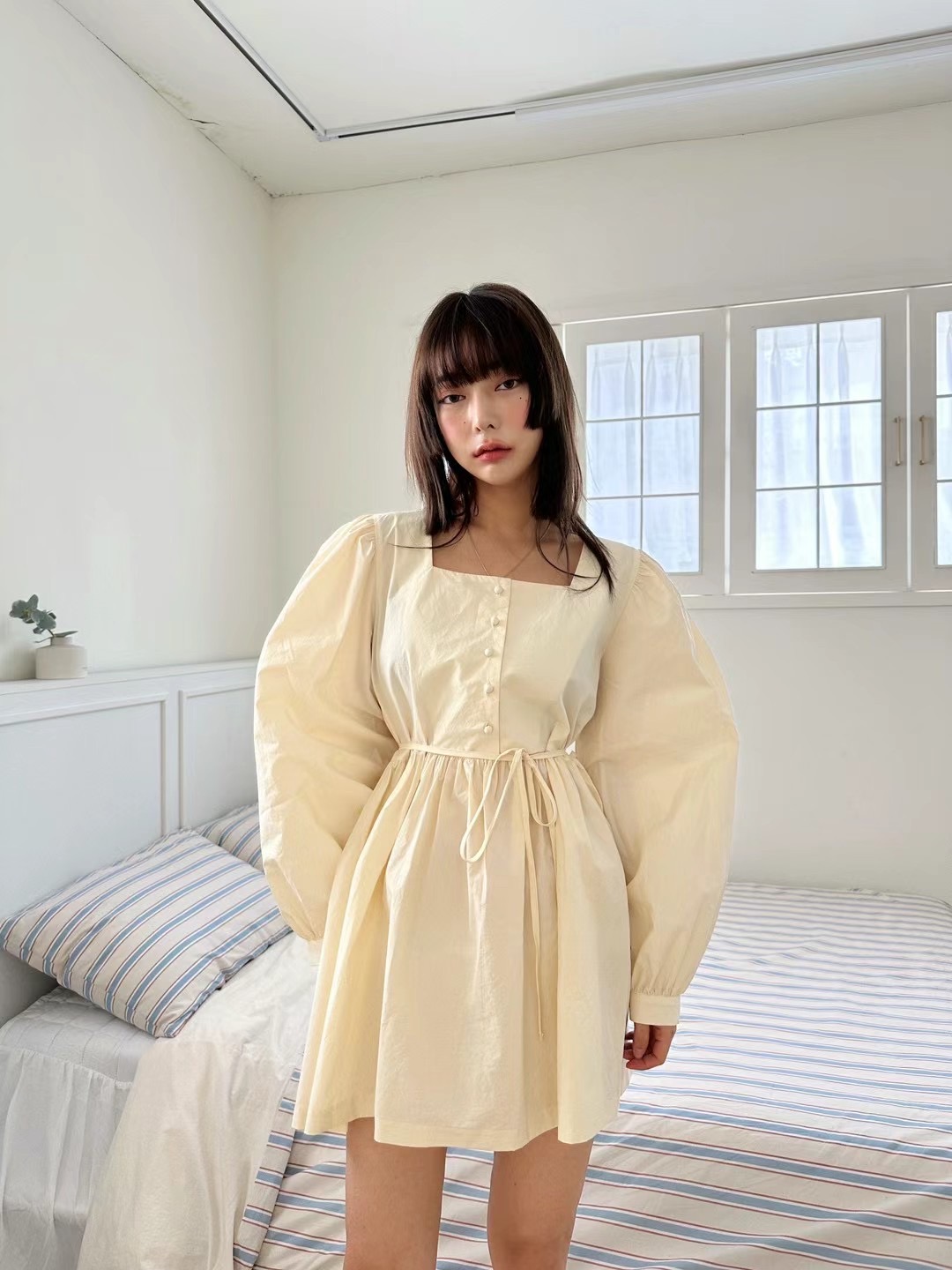 MAYFLOWER韓國直郵女裝新款時尚職業熱賣24春夏人氣連衣裙MAYFLOWER連衣裙