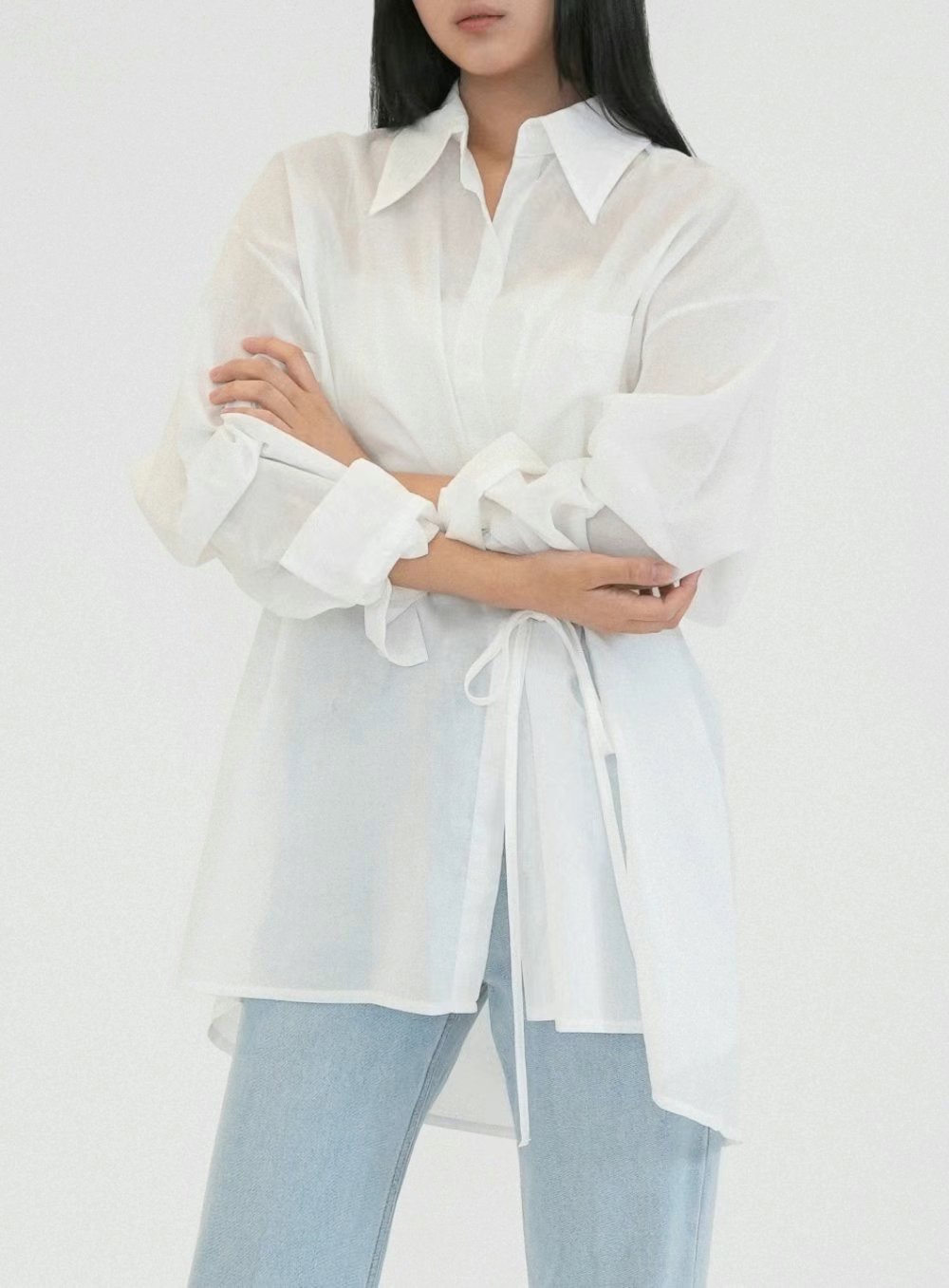 PRORSUM韓國直郵東大門代購女裝新款職業推薦人氣襯衫蕾絲衫PRORSUM襯衫/蕾絲衫圖色1