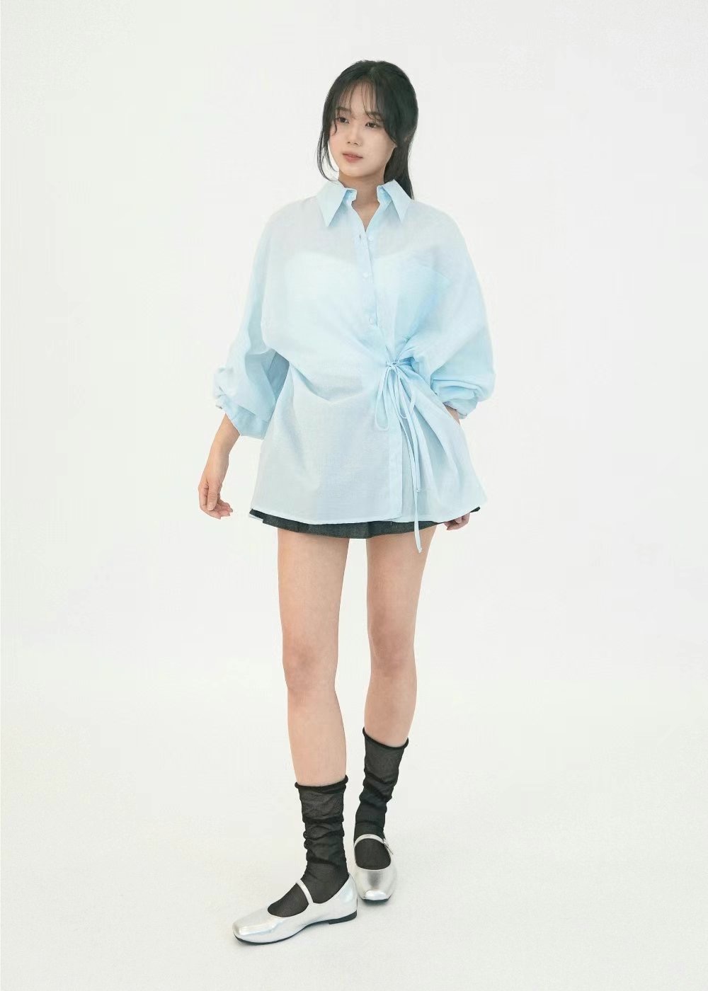 PRORSUM韓國直郵東大門代購女裝新款職業推薦人氣襯衫蕾絲衫PRORSUM襯衫/蕾絲衫圖色2