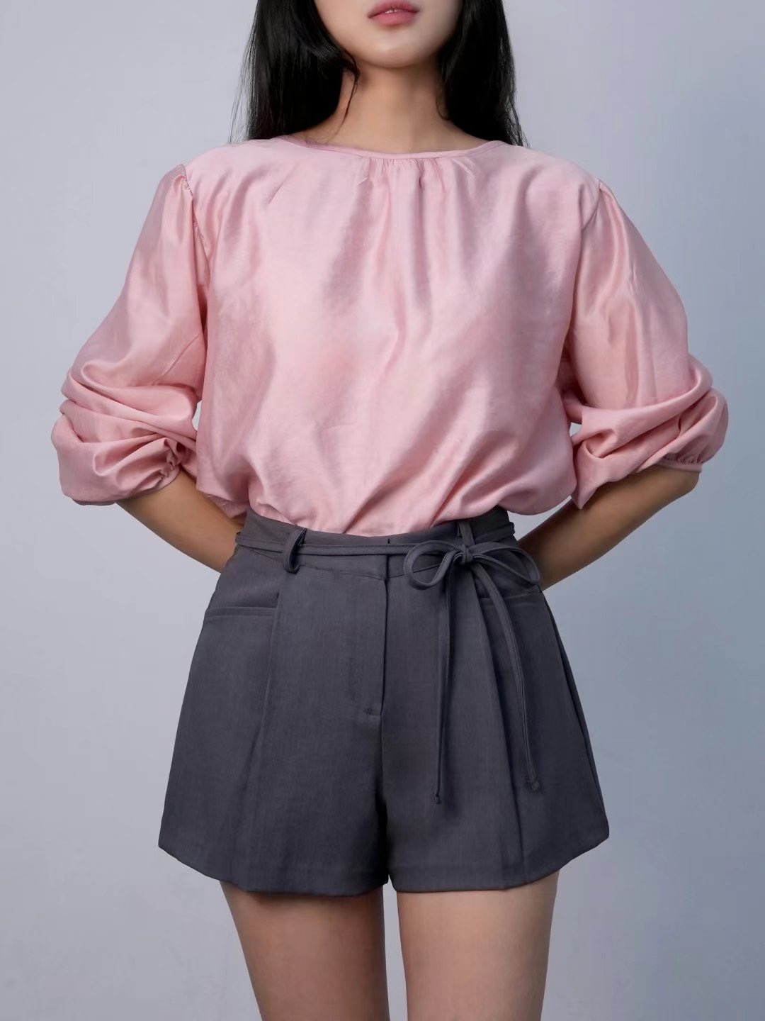 PRORSUM韓國直郵東大門代購女裝新品24春夏真品時尚人氣短褲PRORSUM短褲圖色1