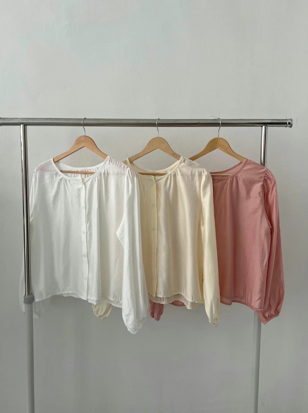 PRORSUM韓國直郵女裝新款24春夏熱賣人氣襯衫蕾絲衫兩面可穿PRORSUM襯衫/蕾絲衫圖色3左三色