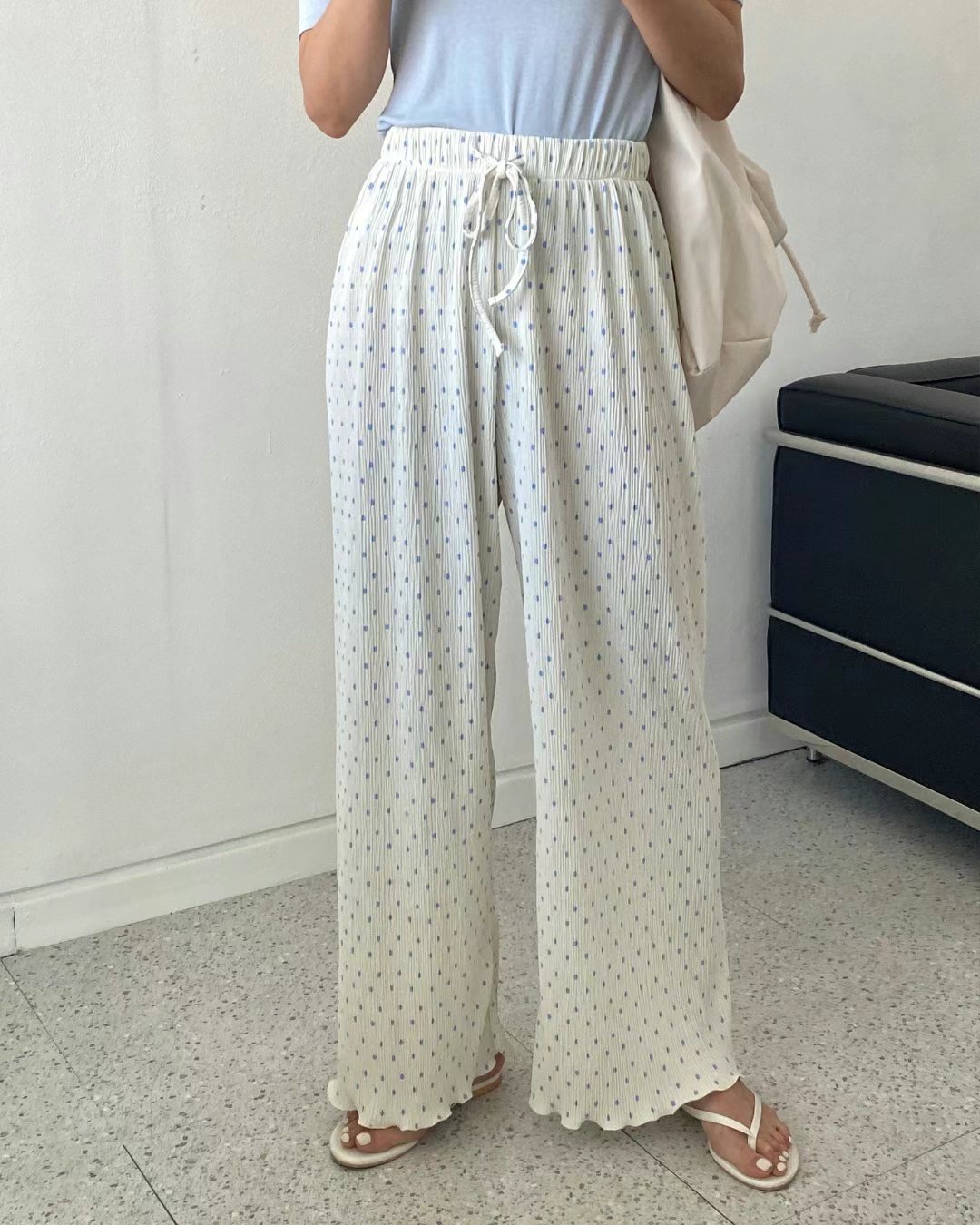 SELECT直郵韓國代購女裝新款推薦人氣真品時尚休閑24春夏休閑褲MY YOUNG兩件起休閑褲