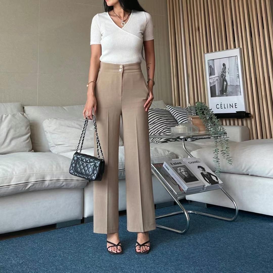 TINT直郵韓國代購女裝新款職業真品24春夏推薦正裝褲西褲TINT正裝褲/西褲圖色3