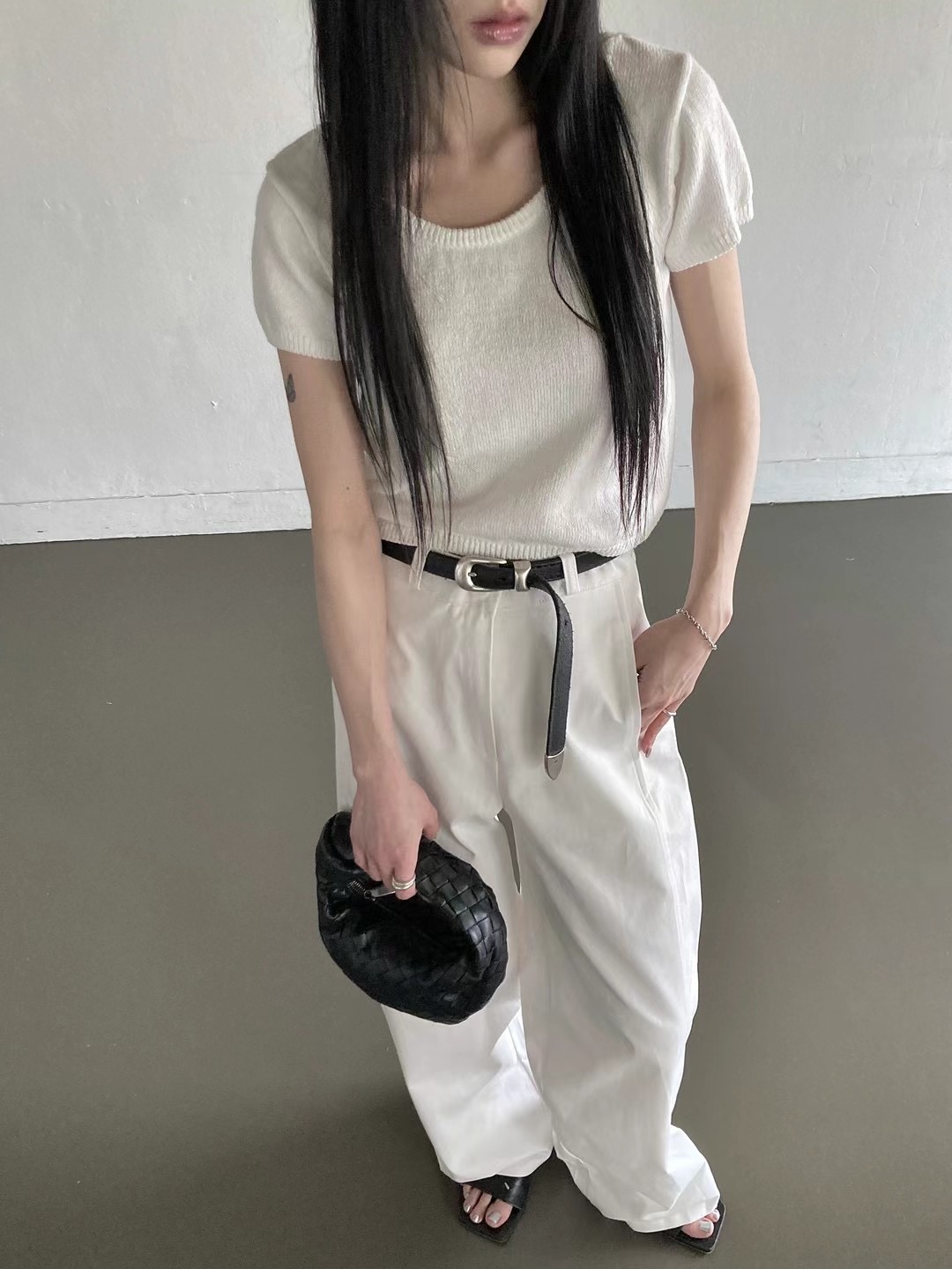 UNSANE直郵韓國代購女裝新款24春夏推薦時尚人氣真品職業T恤UNSANET恤