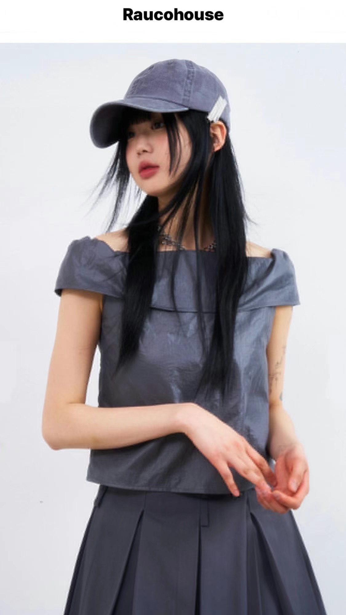 UNSANE韓國直郵女裝新品24春夏推薦人氣熱賣真品襯衫蕾絲衫UNSANE襯衫/蕾絲衫圖色2