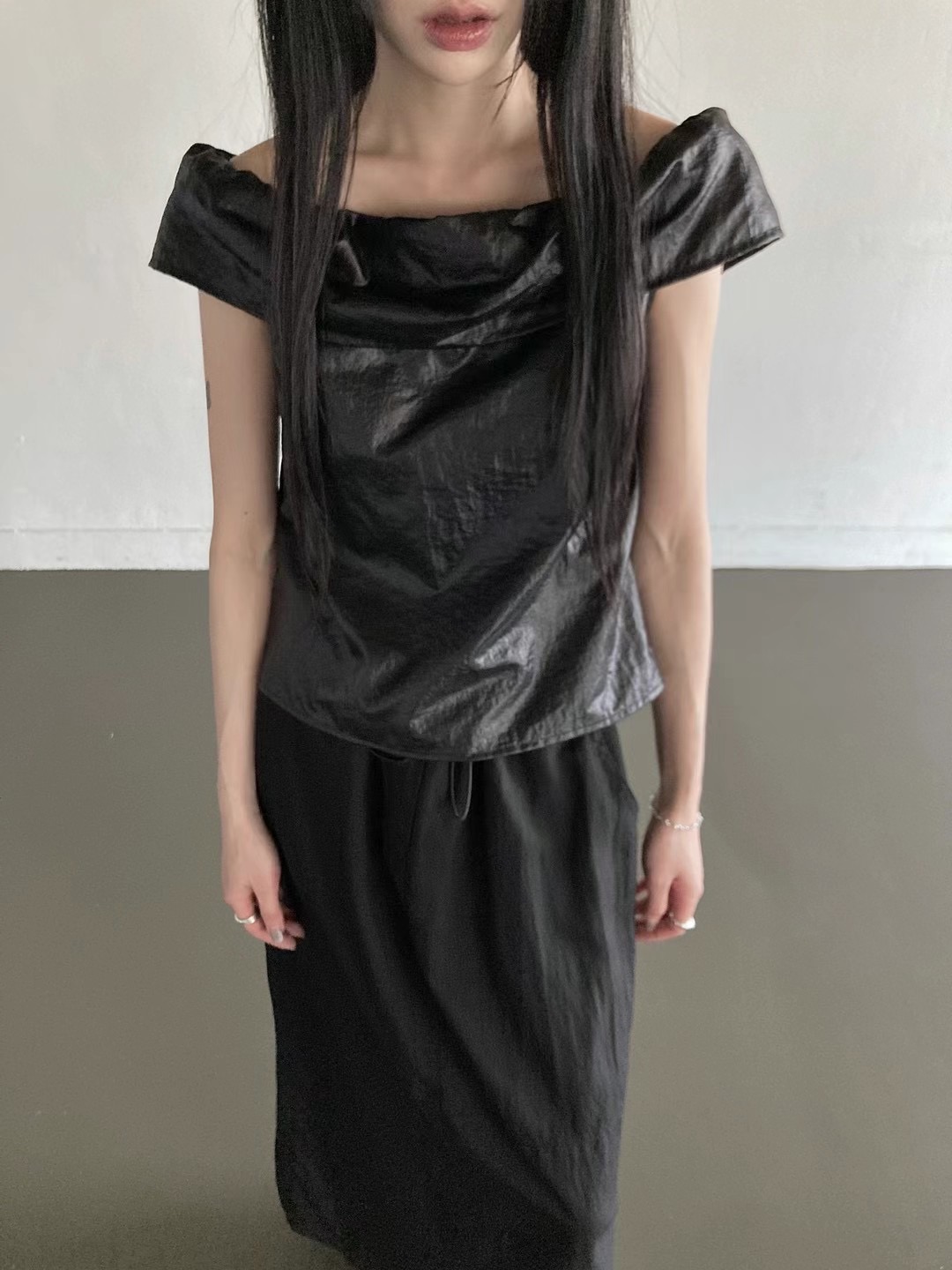 UNSANE韓國直郵女裝新品24春夏推薦人氣熱賣真品襯衫蕾絲衫UNSANE襯衫/蕾絲衫圖色3