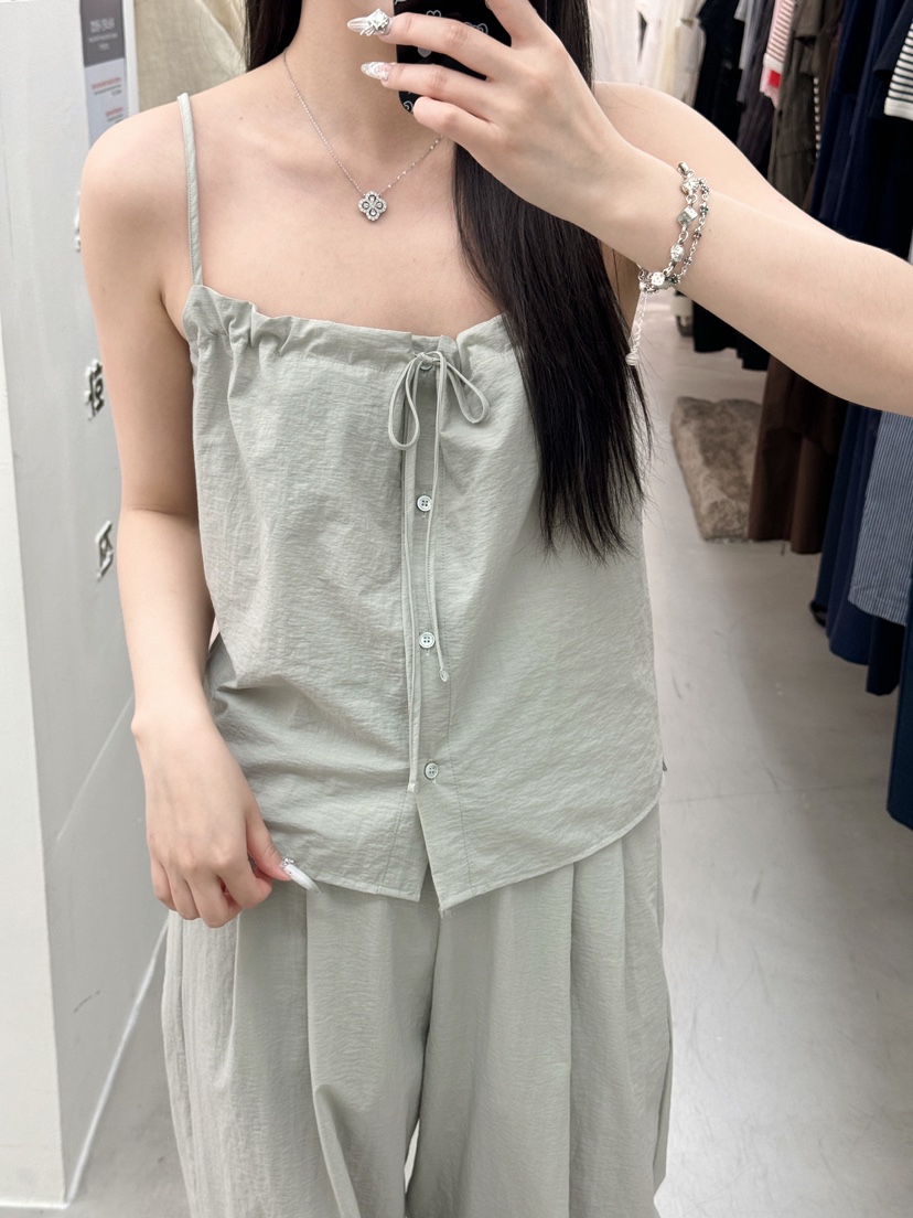 EYL/Lenil/ALIVE INDUSTRY領標隨機韓國直郵東大門實拍女裝新品休閑吊帶背心EYL/Lenil/ALIVE INDUSTRY吊帶/背心
